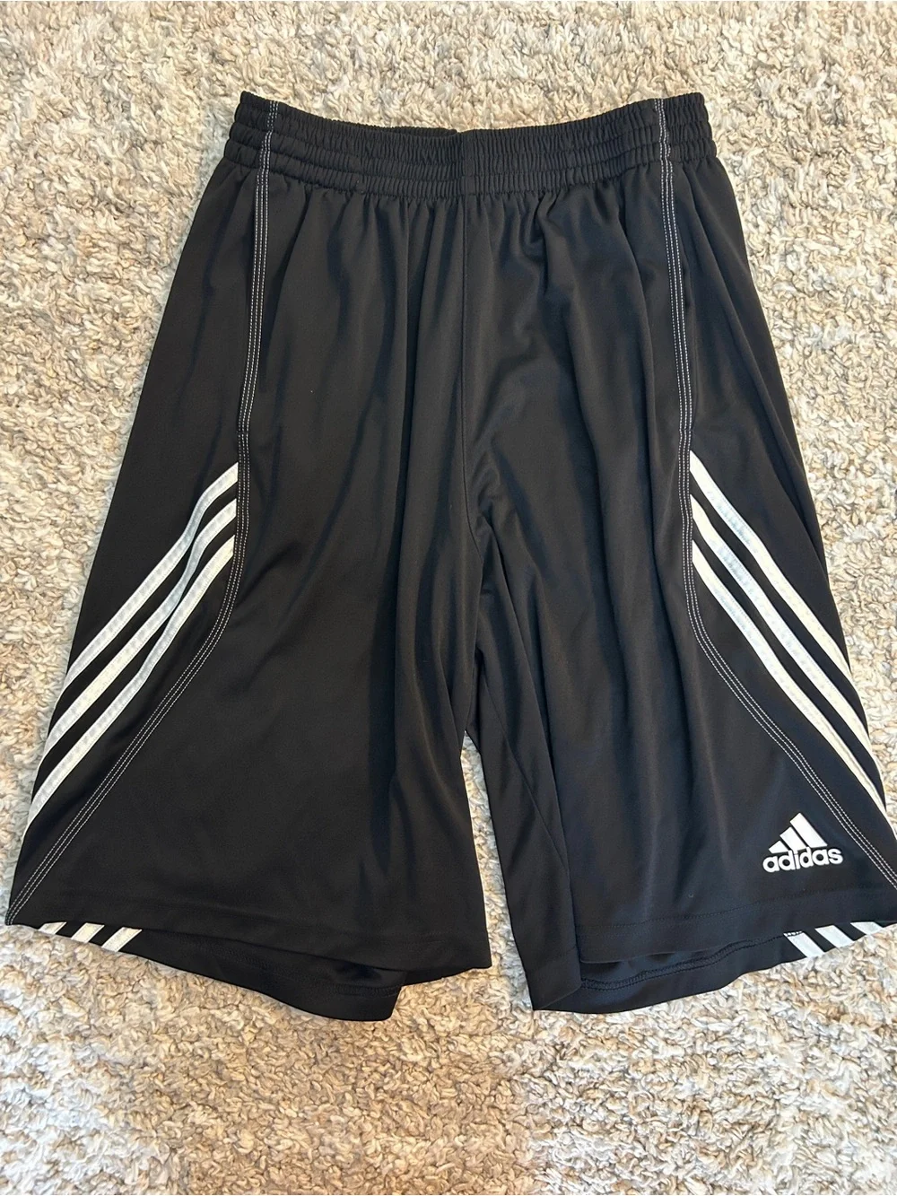 Adidas Athletic Shorts with White Trim (3 Pair Bundle)